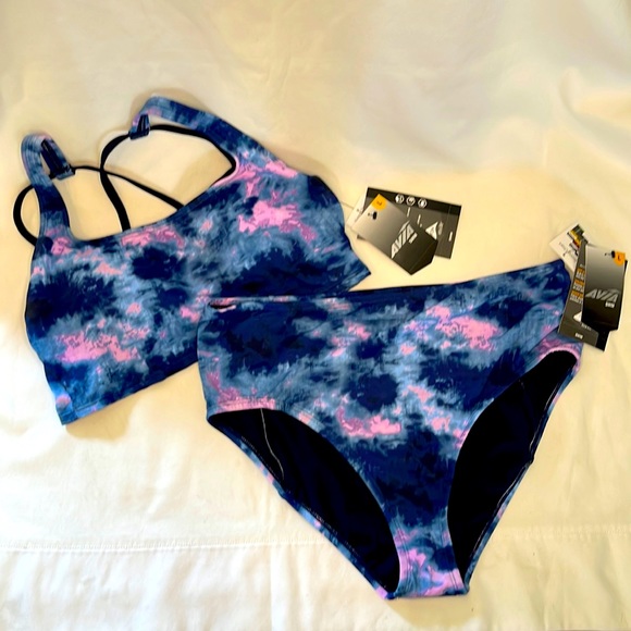 NWT- AVIA Swim- 2pc- top and bottoms- Bikini- swimsuit- swimwear 👙 - Picture 1 of 11